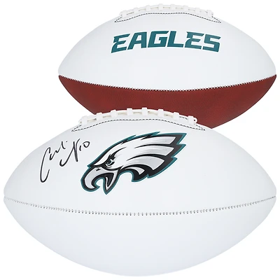 Carli Lloyd USWNT Autographed Philadelphia Eagles Franklin White Panel Football  