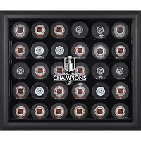 Carolina Hurricanes 2026 Stanley Cup Champions Black Framed 30-Puck Logo Display Case
