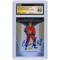 Andrei Svechnikov Carolina Hurricanes Autographed 2018-19 Upper Deck Trilogy #79 #/999 CGC Fanatics Witnessed Authenticated Auto 10 Rookie Card
