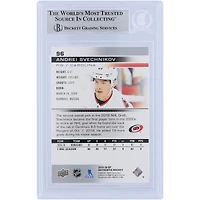 Andrei Svechnikov Carolina Hurricanes Autographed 2019-20 Upper Deck SP Authentic #96 Beckett Fanatics Witnessed Authenticated Card