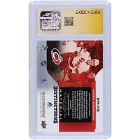 Andrei Svechnikov Carolina Hurricanes Autographed 2020-21 Upper Deck SP Game Used Materials Distinctions Jersey Relic #DM-AS CGC Fanatics Witnessed Authenticated 9/10 Card