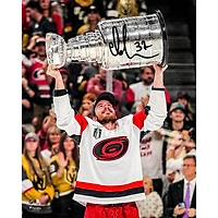 Andrei Svechnikov Carolina Hurricanes Autographed 2026 Stanley Cup Champions 16" x 20" Raising Cup Photograph