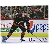 Andrei Svechnikov Carolina Hurricanes Autographed 8" x 10" Black Skating Photograph