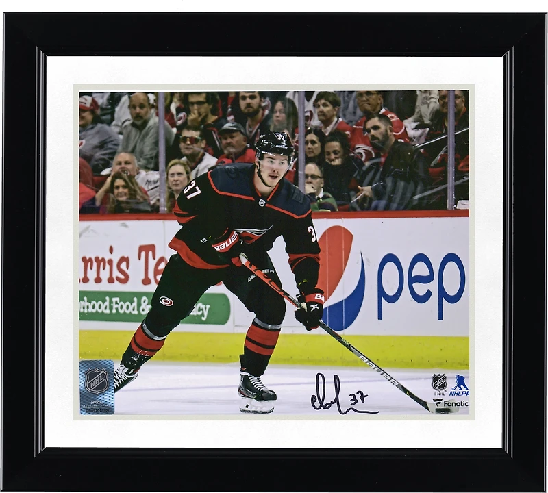 Andrei Svechnikov Carolina Hurricanes Autographed 8" x 10" Black Skating Photograph