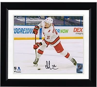 Andrei Svechnikov Carolina Hurricanes Autographed 8" x 10" White Shooting Photograph