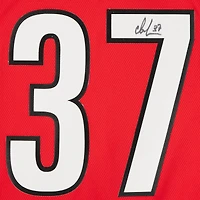 Maillot rouge autographié par Andrei Svechnikov des Hurricanes de la Caroline