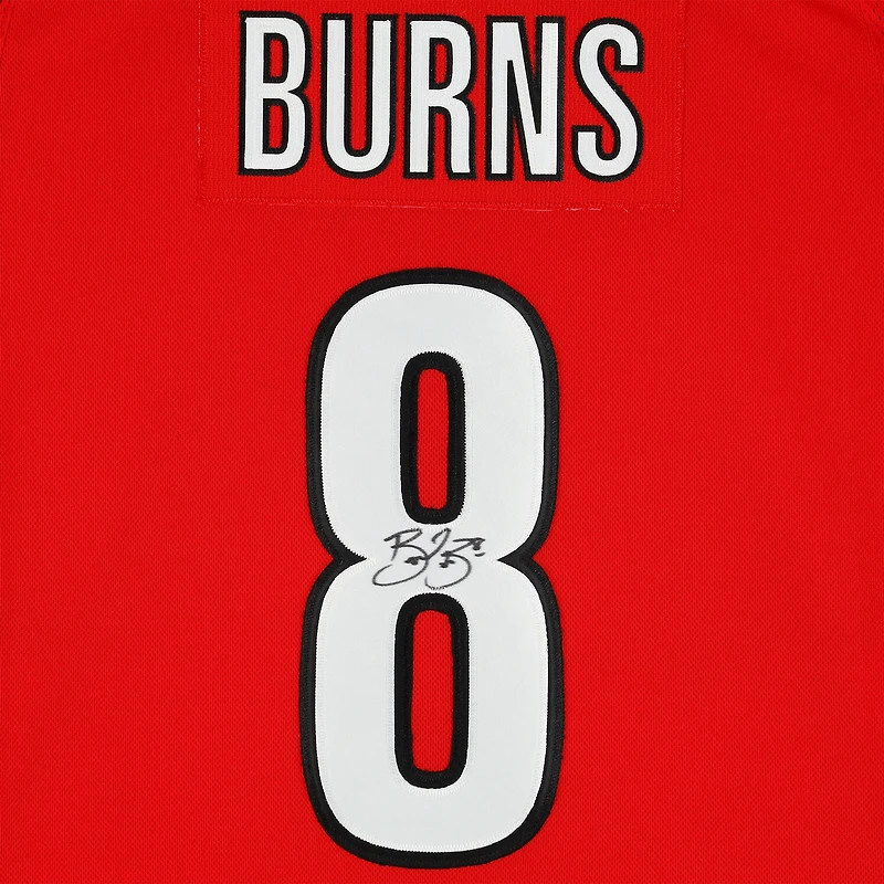 Brent Burns Carolina Hurricanes Autographed Red Adidas Authentic Jersey