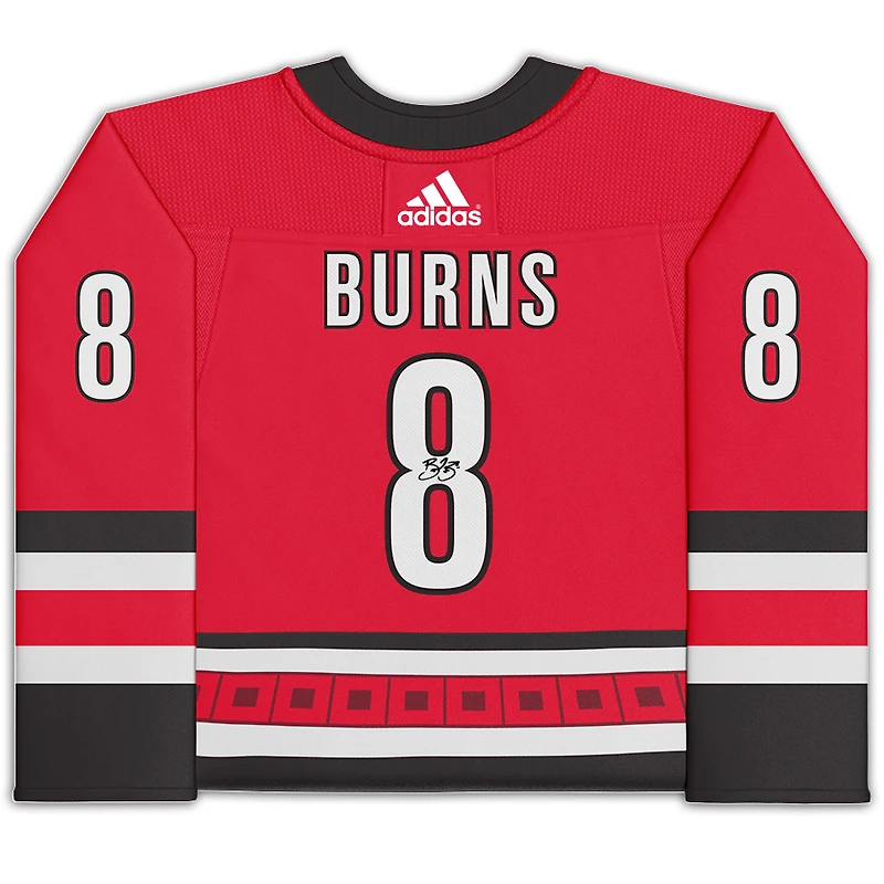 Brent Burns Carolina Hurricanes Autographed Red Adidas Authentic Jersey