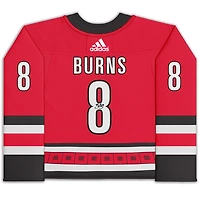 Brent Burns Carolina Hurricanes Autographed Red Adidas Authentic Jersey