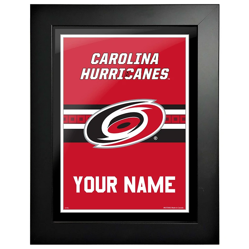 Carolina Hurricanes - Cadre de personnalisation d'équipe de 12 `` x 16 ''