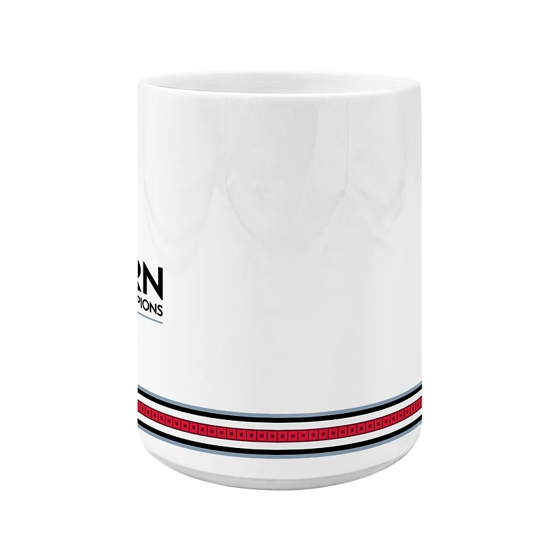 Mug en céramique de 44 cl (15 oz) des Hurricanes de la Caroline, champions de la Conférence Est de la LNH 2026