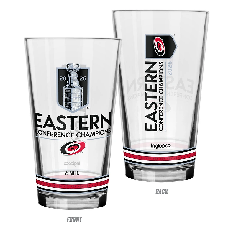 Carolina Hurricanes 2026 NHL Eastern Conference Champions 16.oz Pint Glass