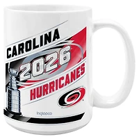 Mug à café 44 cl (15 oz) des Hurricanes de la Caroline, champions de la Coupe Stanley 2026
