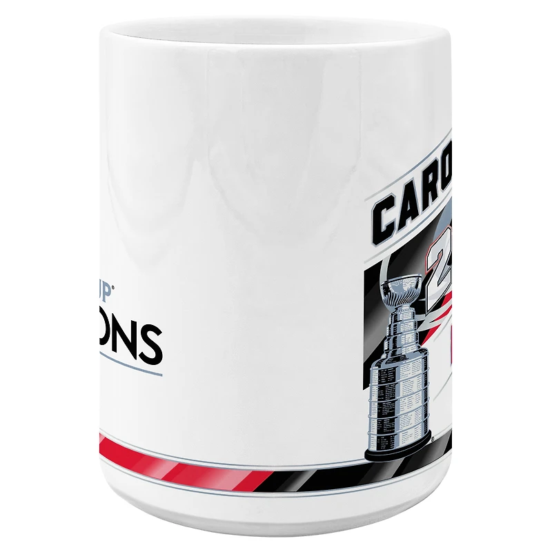Mug à café 44 cl (15 oz) des Hurricanes de la Caroline, champions de la Coupe Stanley 2026
