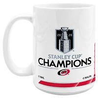 Carolina Hurricanes 2026 Stanley Cup Champions 15oz. Roster Coffee Mug
