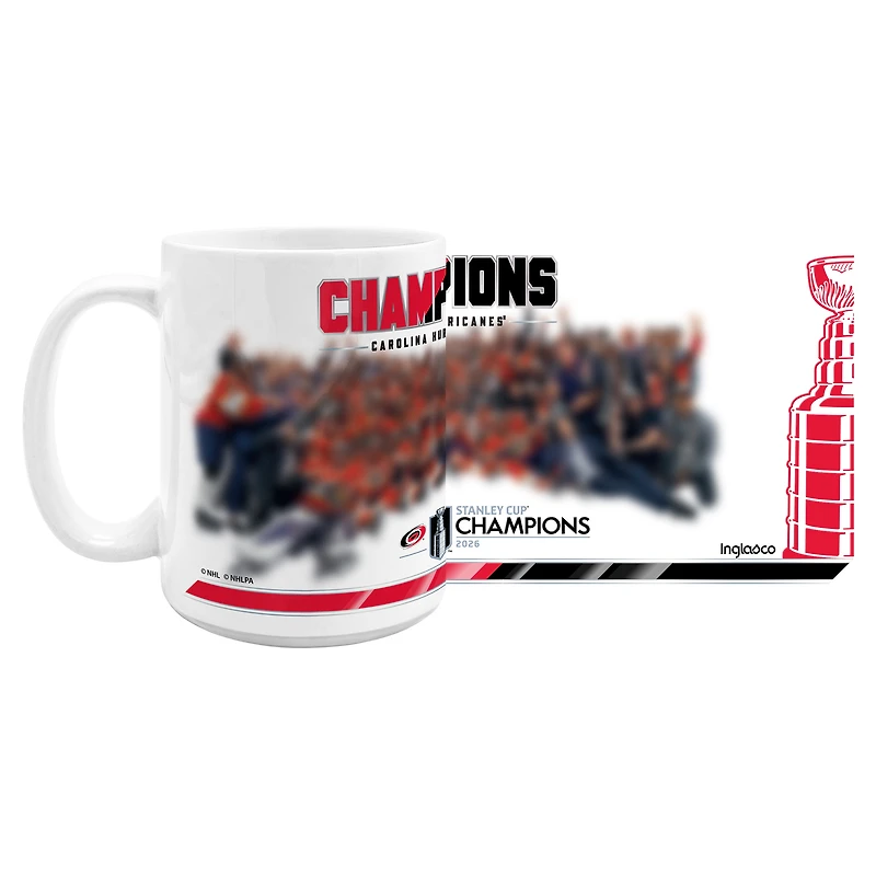 Carolina Hurricanes 2026 Stanley Cup Champions 15oz. Team Photo Coffee Mug