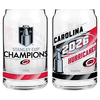 Carolina Hurricanes 2026 Stanley Cup Champions Two-Piece 16oz. Can Glass Set