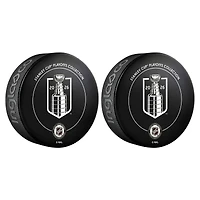 Carolina Hurricanes 2026 Stanley Cup Champions Two-Piece Puck Set