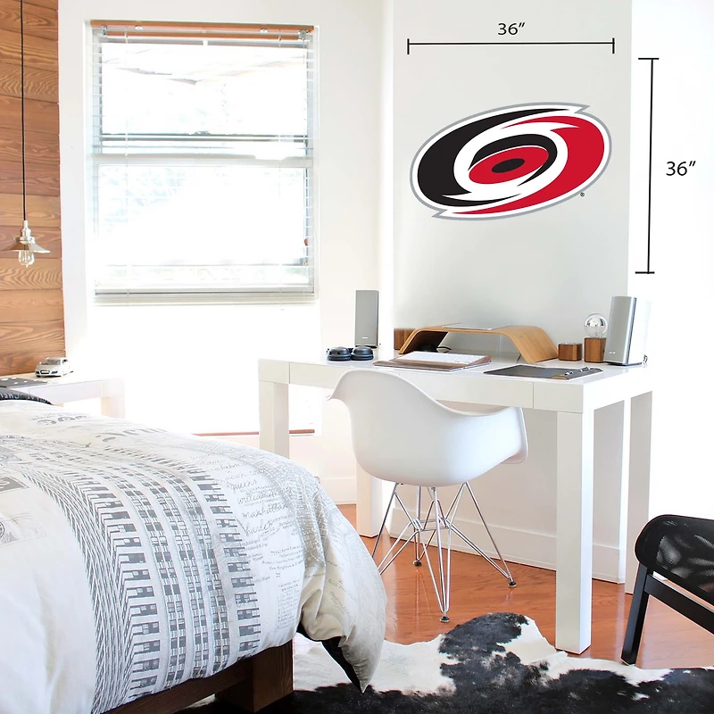 Carolina Hurricanes - 36'' x 36'' Team Repositional Vinyl Wall Decal