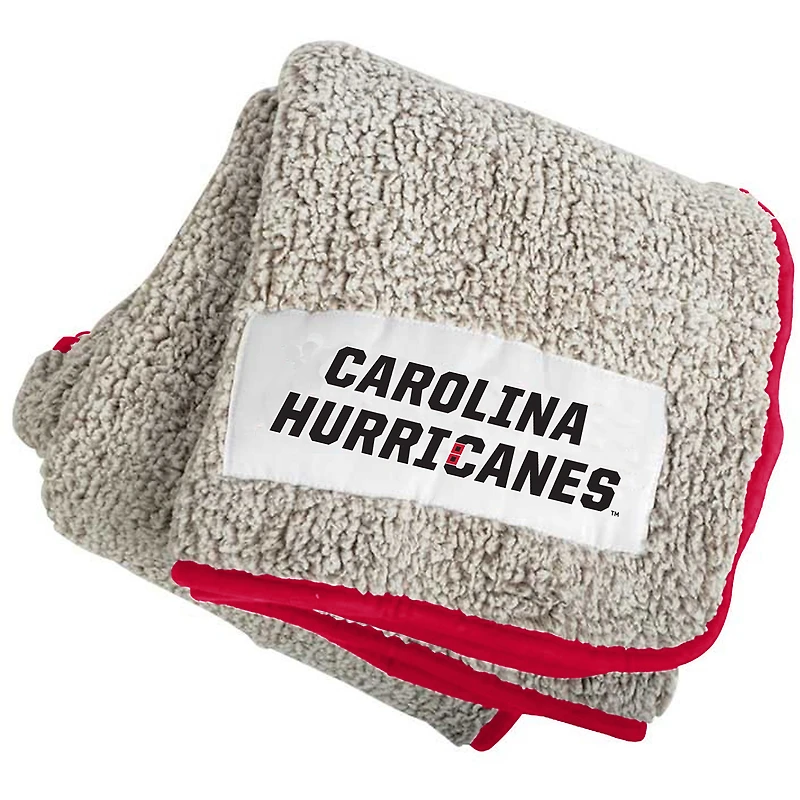 Couverture d'équipe en polaire givrée des Hurricanes de la Caroline, 50 po x 60 po