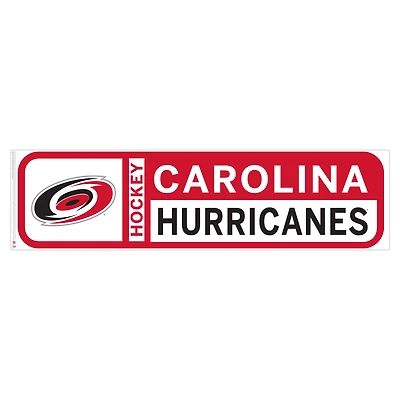 Carolina Hurricanes - 90'' x 23'' Team Logo Repositionable Wall Decal