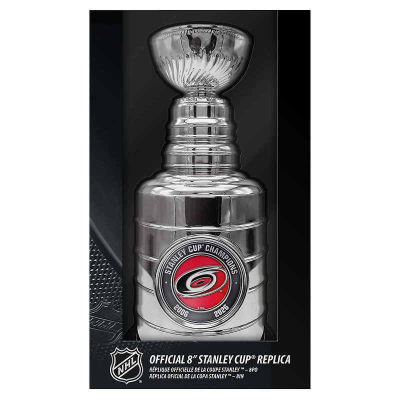 Carolina Hurricanes Two-Time Stanley Cup Champions 8" Trophy Replica Figurine