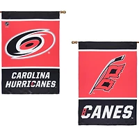 Drapeau vertical recto-verso WinCraft Hurricanes de la Caroline 28" x 40"
