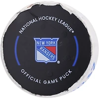 Jake Guentzel Carolina Hurricanes Game-Used Goal Puck from 2024 Stanley Cup Playoffs Second Round Game 2 vs. New York Rangers - First of Two Goals Scored