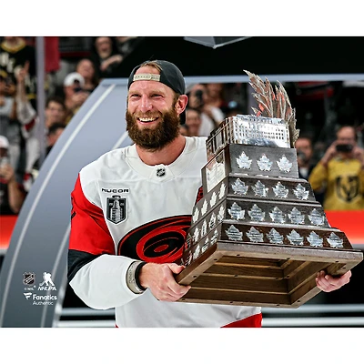 Jordan Staal Carolina Hurricanes 2026 Stanley Cup Champions Raising Conn Smythe Photograph