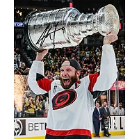 Jordan Staal Carolina Hurricanes Autographed 2026 Stanley Cup Champions 8" x 10" Raising Cup Photograph