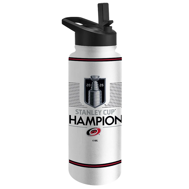 Logo Brands Carolina Hurricanes 2026 Stanley Cup Champions 34oz. Quencher Bottle