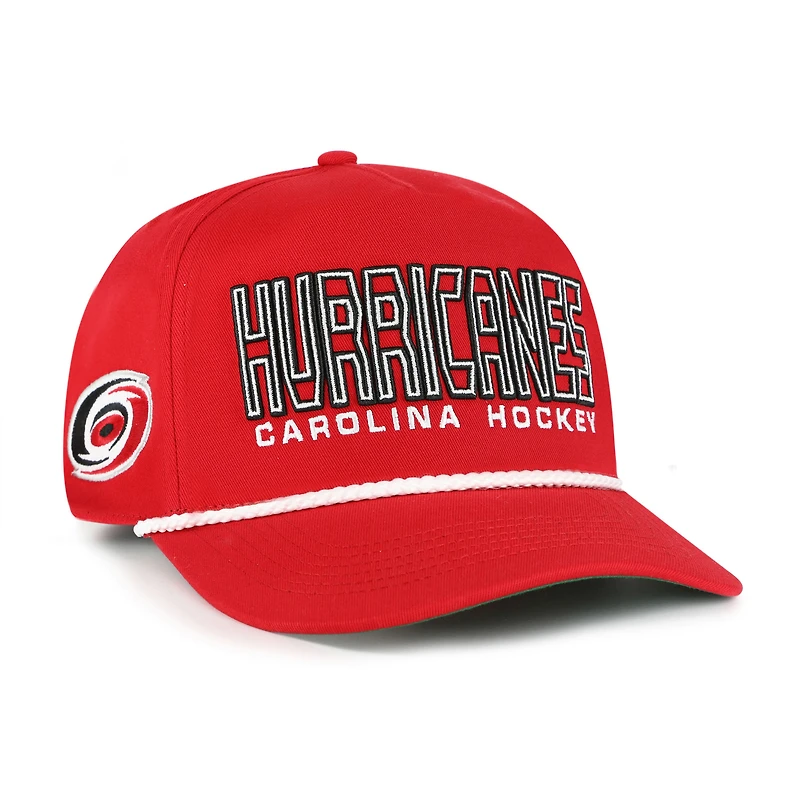 Men's '47 Red Carolina Hurricanes Byline Hitch Adjustable Hat