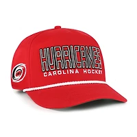 Men's '47 Red Carolina Hurricanes Byline Hitch Adjustable Hat