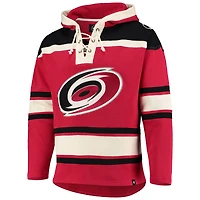 Men's '47  Red Carolina Hurricanes Superior Lacer Hoodie