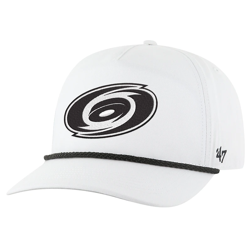 Men's '47 White Carolina Hurricanes Rope Hitch Adjustable Hat