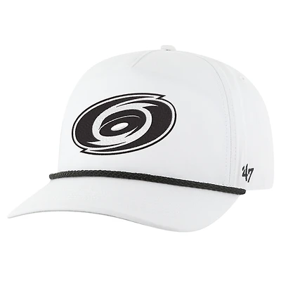 Men's '47 White Carolina Hurricanes Rope Hitch Adjustable Hat