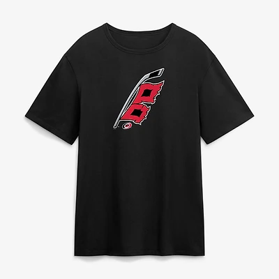 Men's  Black Carolina Hurricanes Alternate Logo T-Shirt