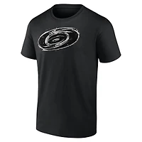 T-shirt noir Iced Out pour homme des Hurricanes de la Caroline