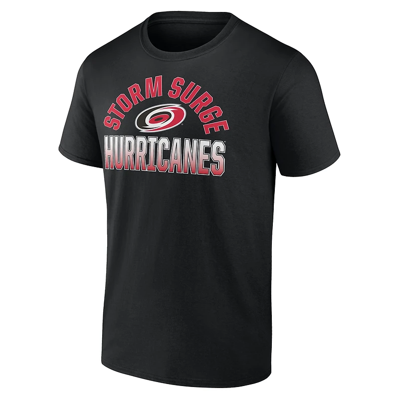 Men's Black Carolina Hurricanes Open Net T-Shirt