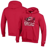 Men's Champion Red Carolina Hurricanes Powerblend Hoodie