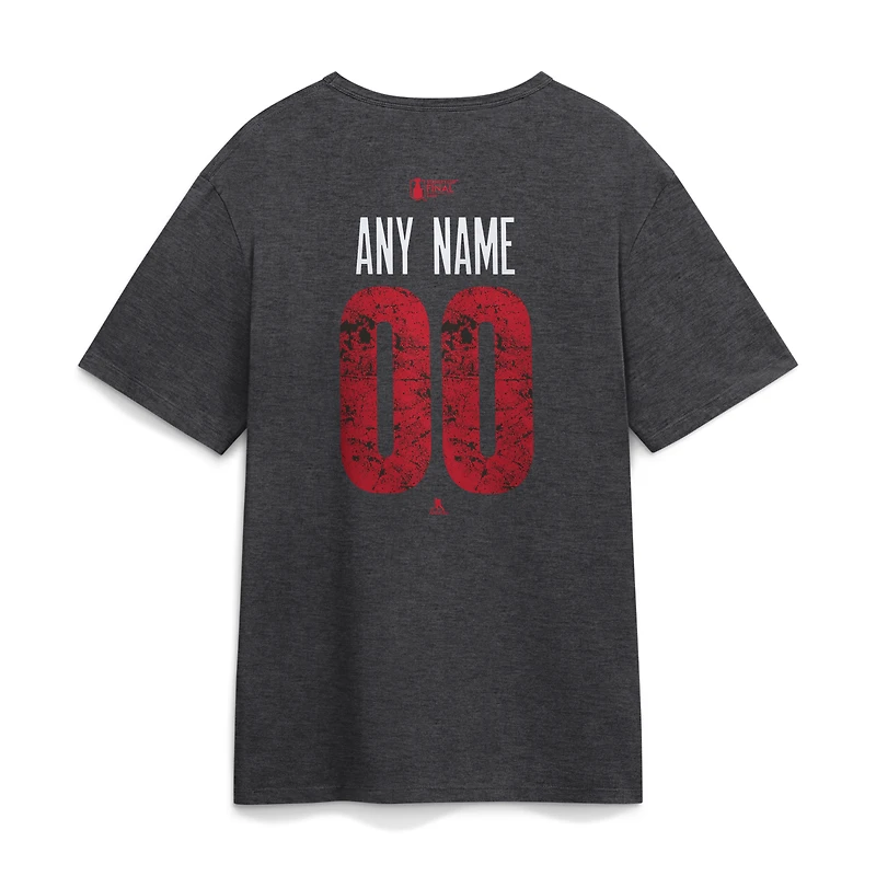 Men's Charcoal Carolina Hurricanes 2026 Stanley Cup Champions Custom Name & Number T-Shirt