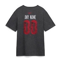 Men's Charcoal Carolina Hurricanes 2026 Stanley Cup Champions Custom Name & Number T-Shirt