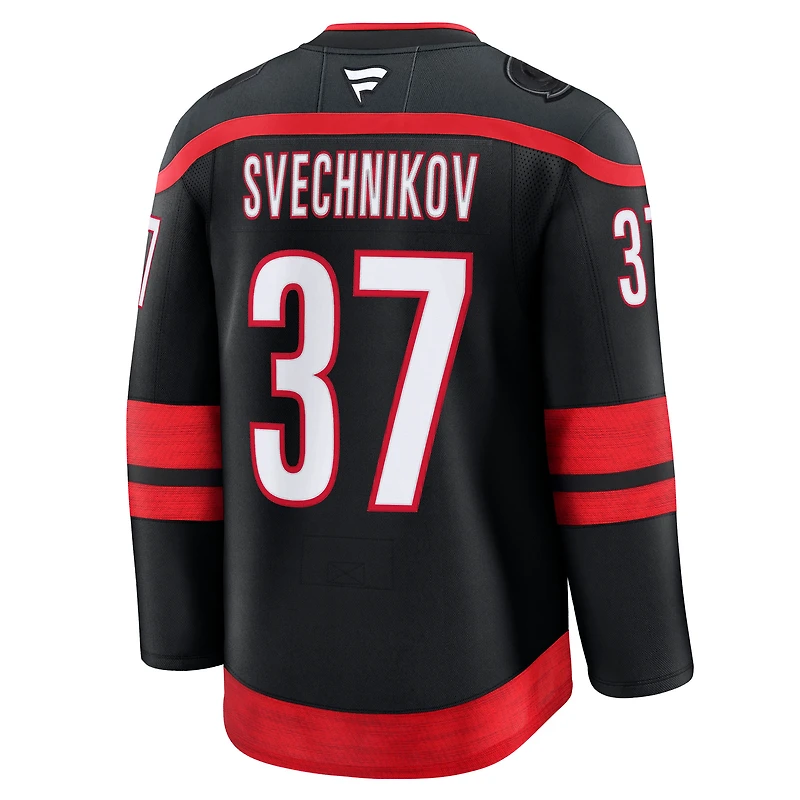 Men's Fanatics Andrei Svechnikov Black Carolina Hurricanes Home Premium Jersey