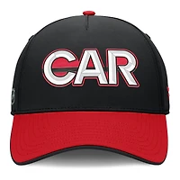 Men's Fanatics Black/Red Carolina Hurricanes Authentic Pro Rink Team Code Flex Hat