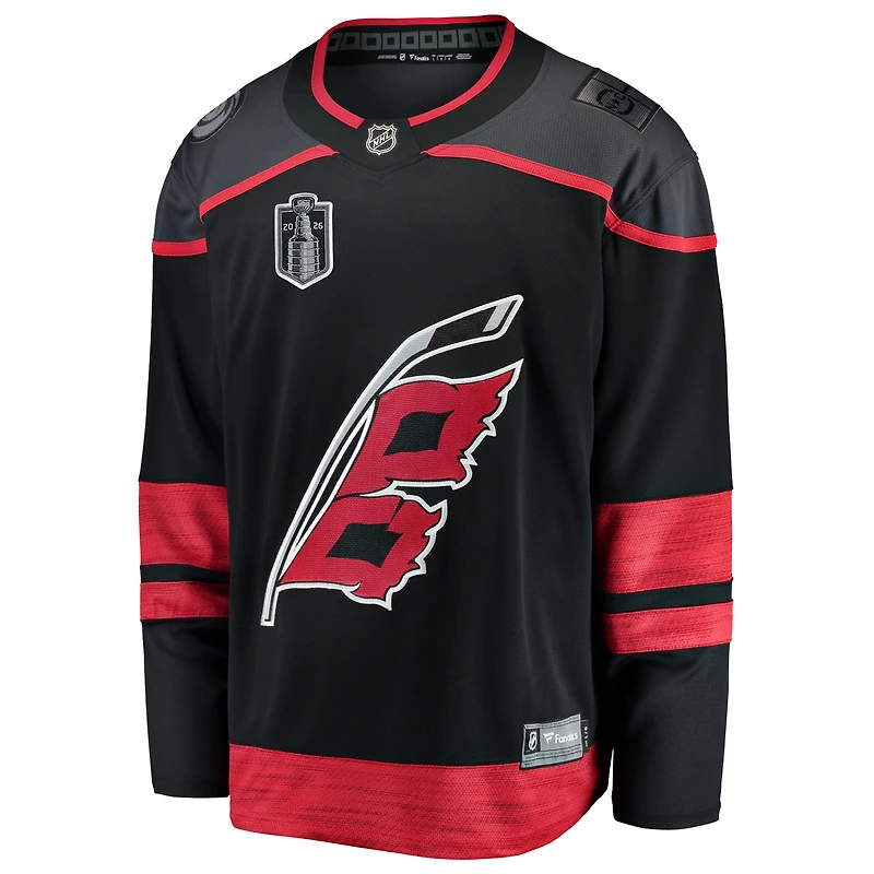 Men's Fanatics Black Carolina Hurricanes 2026 Stanley Cup Final Home Breakaway Jersey
