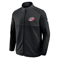Men's Fanatics Black Carolina Hurricanes Authentic Pro Rink Full-Zip Jacket