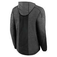 Men's Fanatics  Black Carolina Hurricanes Authentic Pro Rink Lightweight Pullover Hoodie