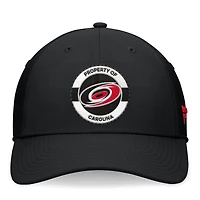 Men's Fanatics Black Carolina Hurricanes Authentic Pro Training Camp Flex Hat
