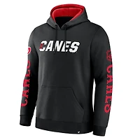 Sweat à capuche en polaire Big City Legacy pour homme Fanatics Black Carolina Hurricanes