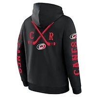Sweat à capuche en polaire Big City Legacy pour homme Fanatics Black Carolina Hurricanes
